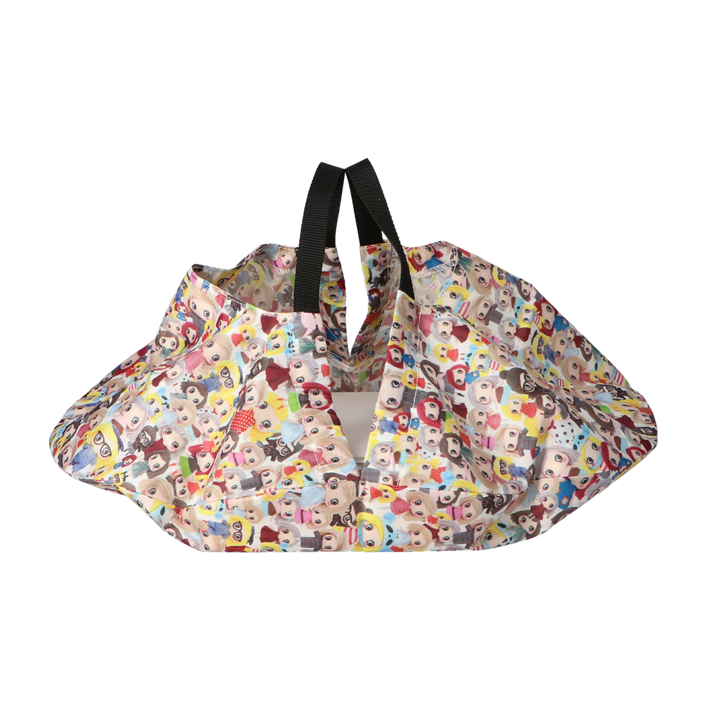 ハッピードール柄（エコバッグ?ナップサック）