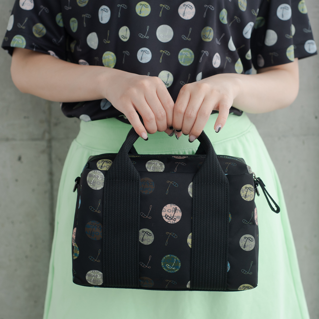 ミニボストン(ハーモニードット)／ブラック