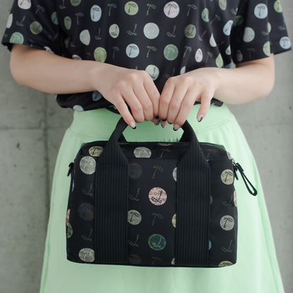 ミニボストン(ハーモニードット)／ブラック