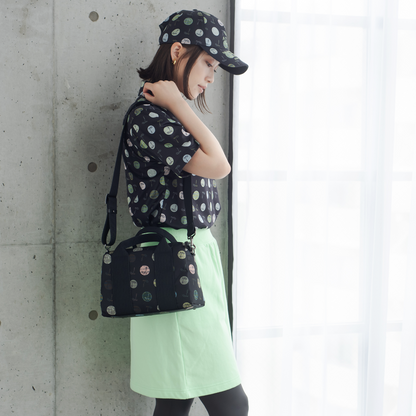 ミニボストン(ハーモニードット)／ブラック