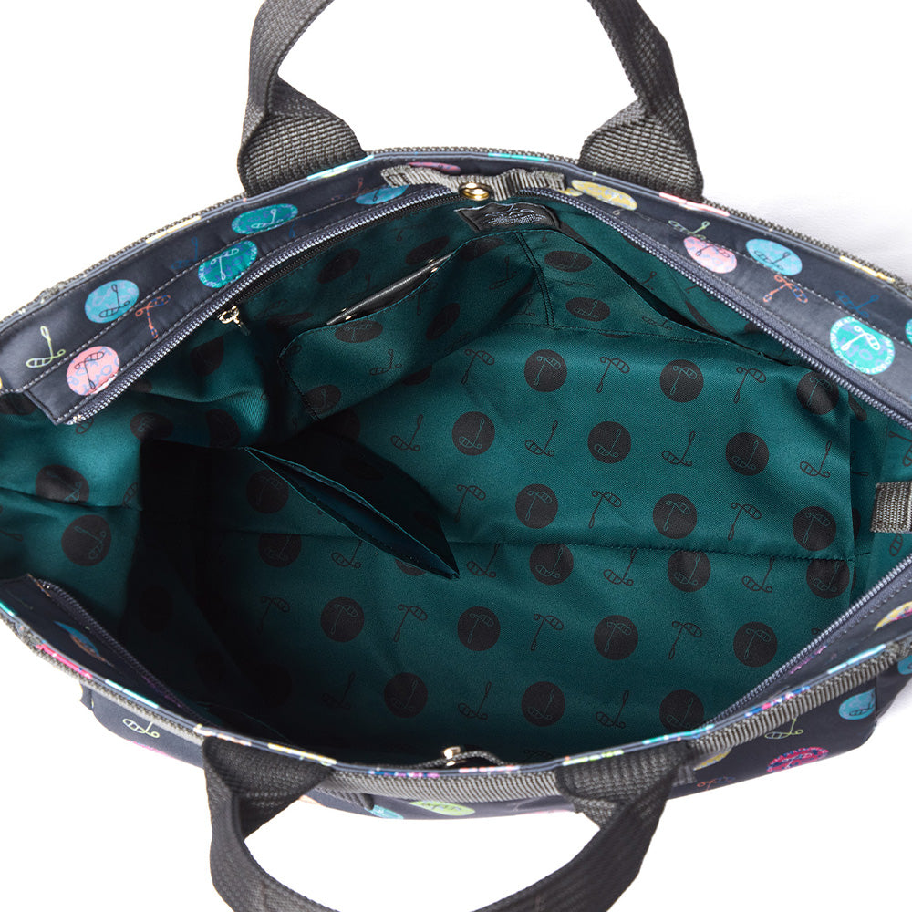 ロッカートート(ハーモニードットライン)／トゥルーグレー