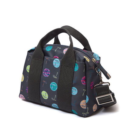 ミニボストン(ハーモニードット)／トゥルーグレー