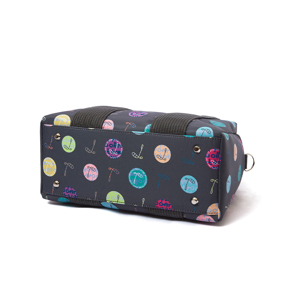 ミニボストン(ハーモニードット)／トゥルーグレー