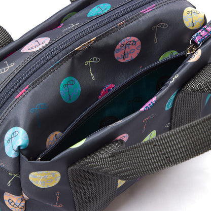 ミニボストン(ハーモニードット)／トゥルーグレー