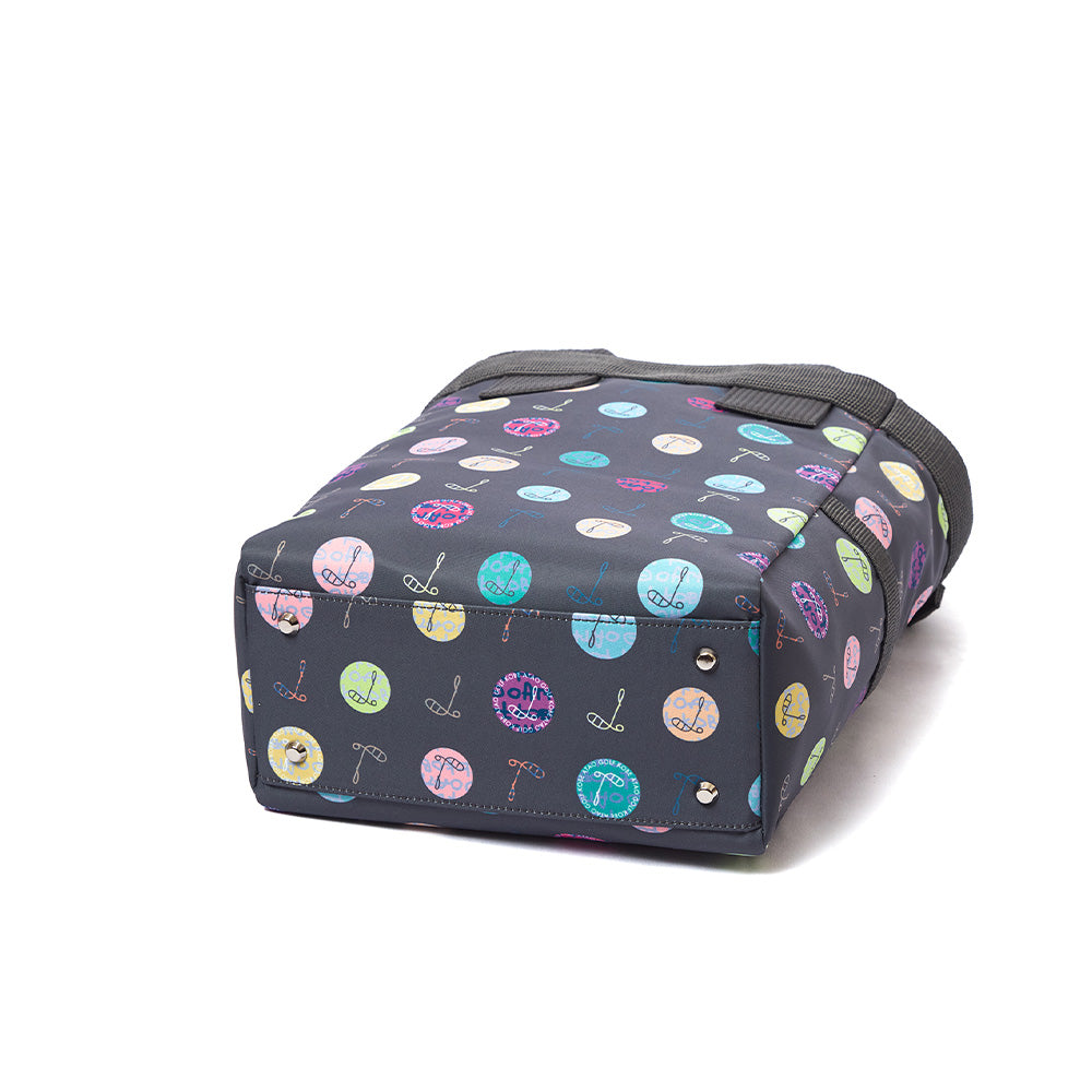 シューズケース(ハーモニードットライン)／トゥルーグレー