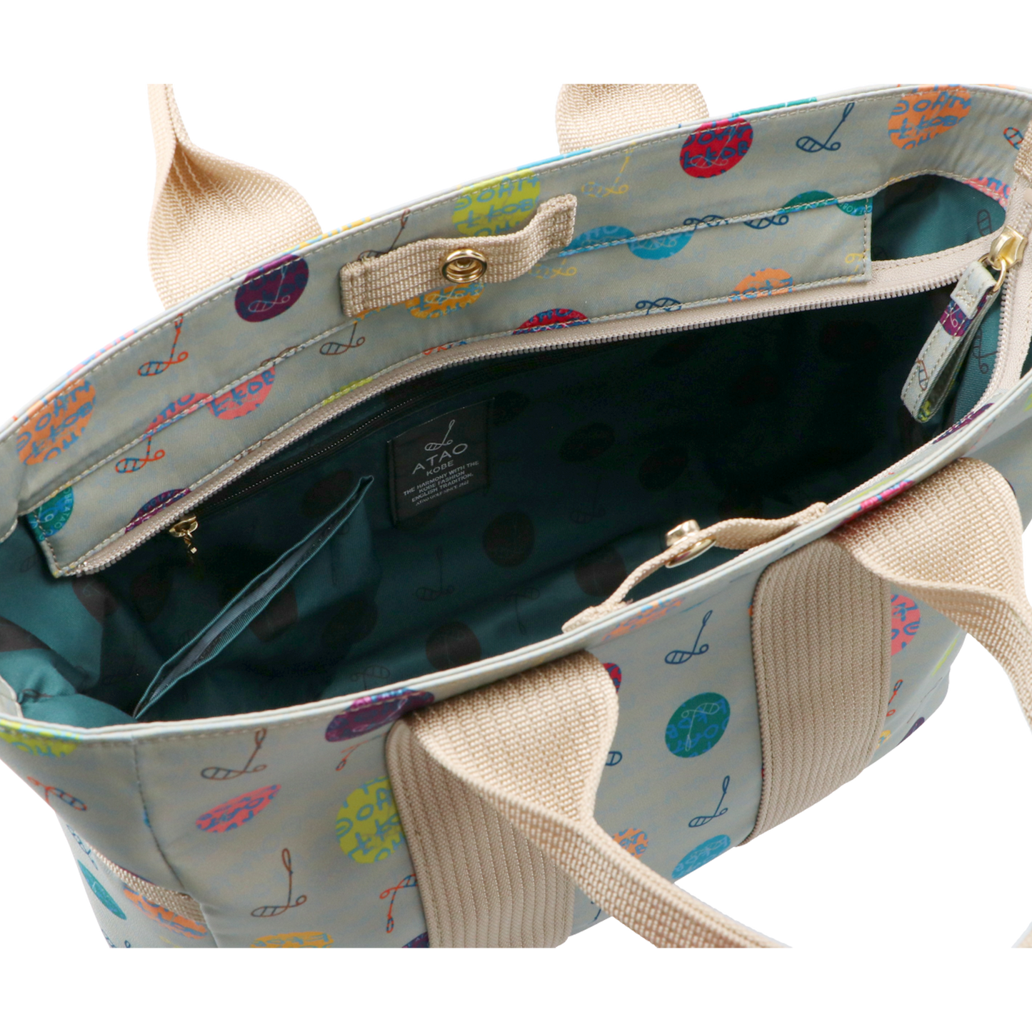 カートトート(ハーモニードットライン)／ブラック