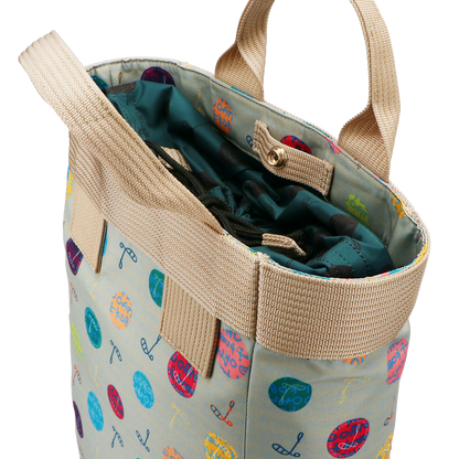 シューズケース(ハーモニードットライン)ブラック