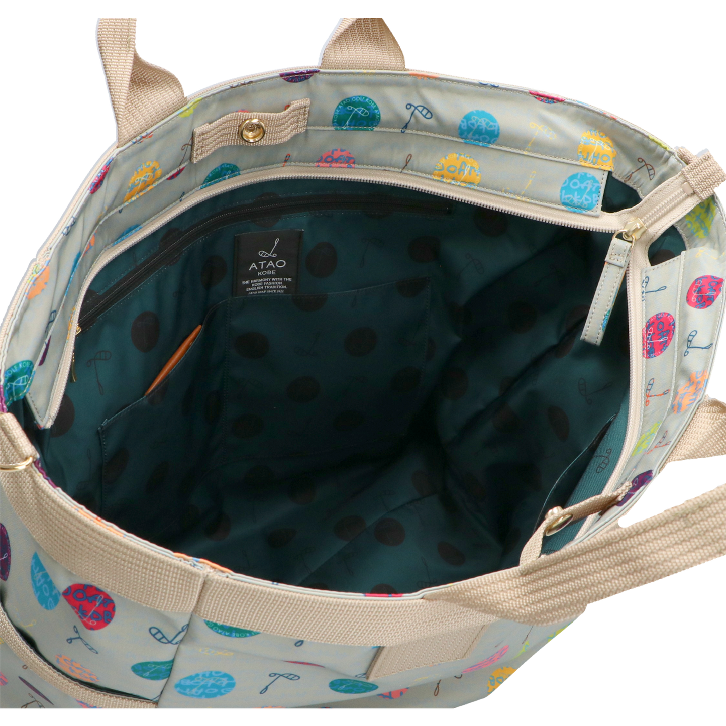 ロッカートート(ハーモニードットライン)／ブラック