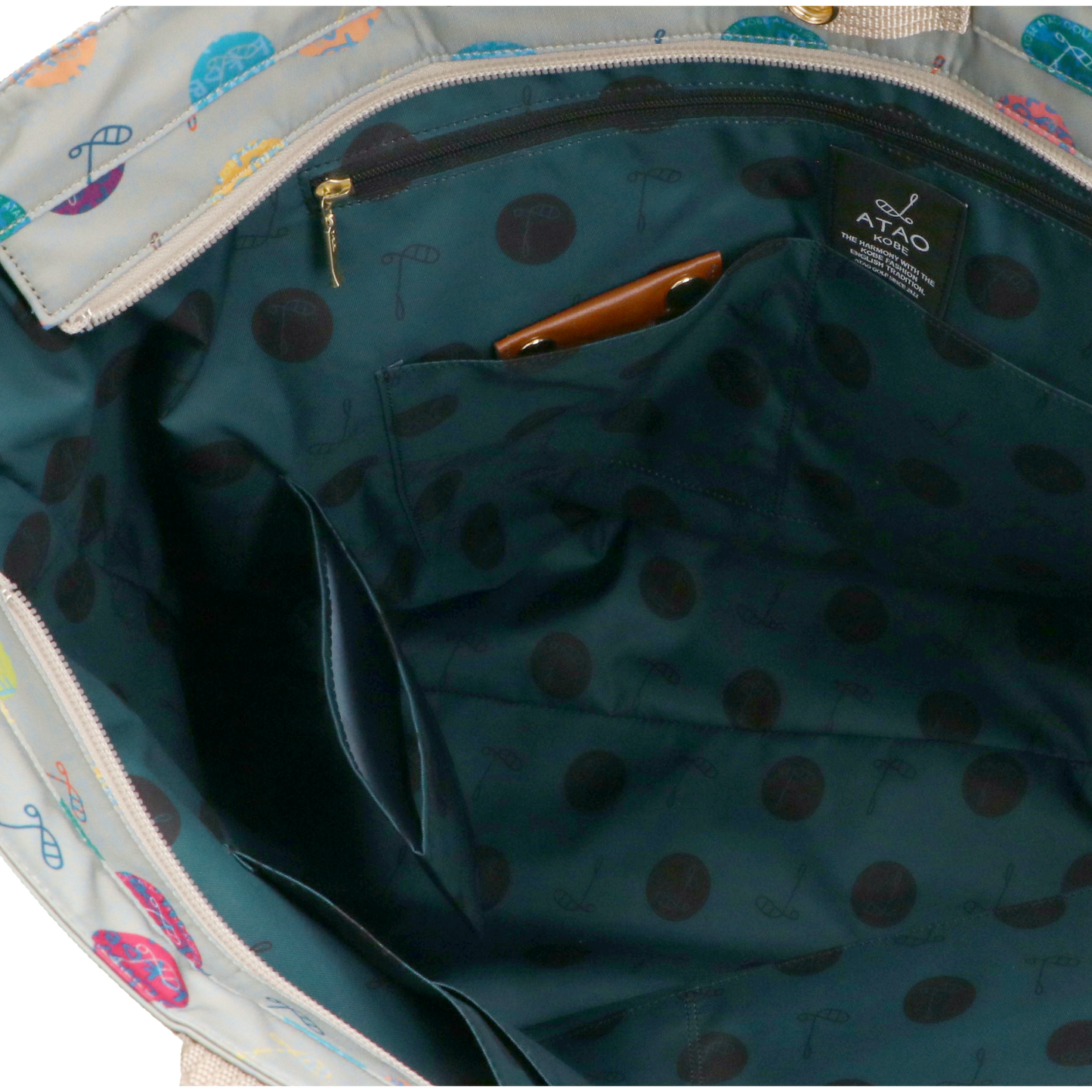 ロッカートート(ハーモニードットライン)／ブラック