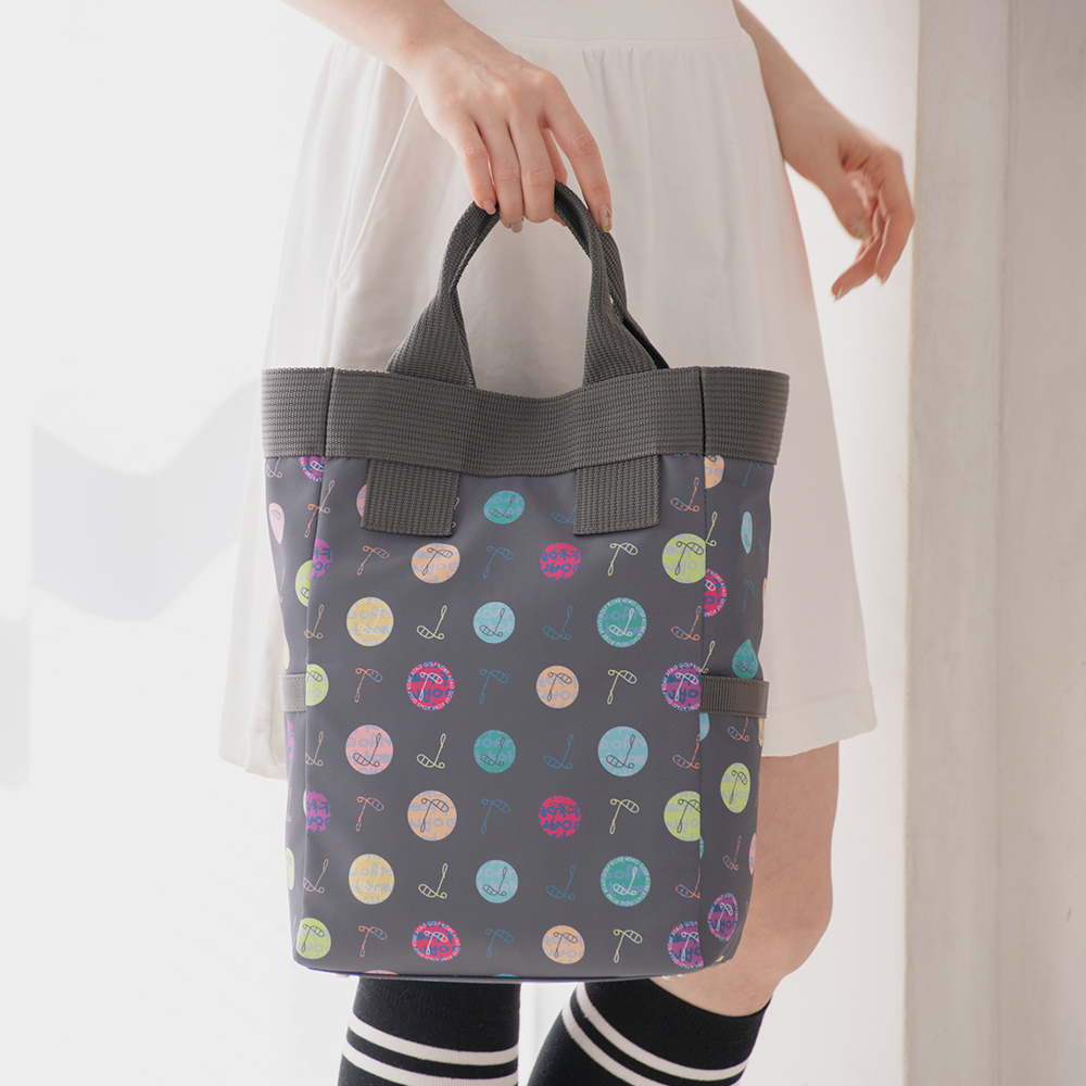 シューズケース(ハーモニードットライン)／トゥルーグレー