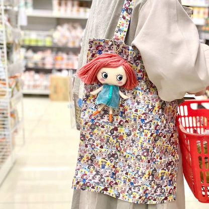 ハッピードール柄（エコバッグ?ナップサック）