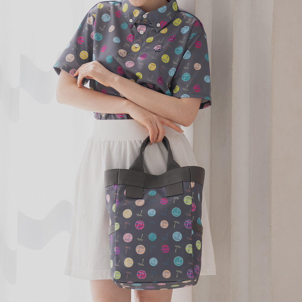 シューズケース(ハーモニードットライン)／トゥルーグレー