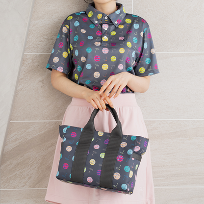 カートトート(ハーモニードットライン)／トゥルーグレー